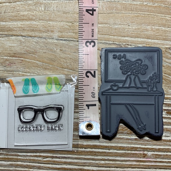 COPY - Set of 2 crafting stamps for card making scrapbooking planners teacher s… - Picture 9 of 9